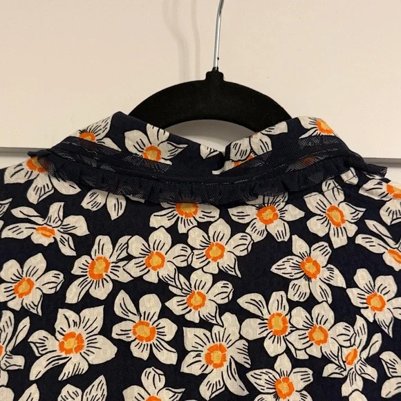 Free People Floral Short Sleeve Dress - Picture 10 of 13